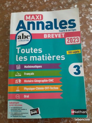 Annales brevet