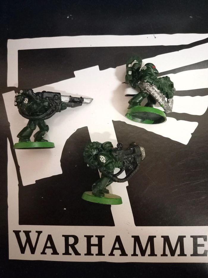 3 devastator metal warhammer space marines lascanon melta bolter - photo numéro 2