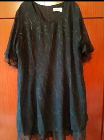 Robe  noire en voile  -  Afibel  -  54