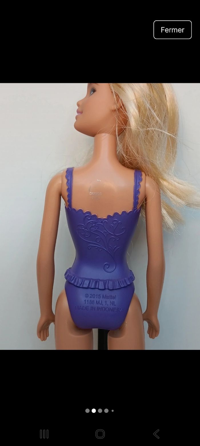 Poupée mattel barbie maillot mauve tête 2013 corp 2015 dmm06
Poupée et ensemble compris 
Socle non inclus Poupée mattel barbie maillot mauve tête 2013 corp 2015 dmm06
Poupée et ensemble compris 
Socle non inclus - photo numéro 2
