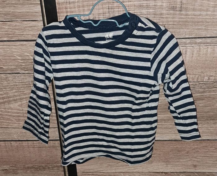 Tee-shirt rayé H&M 6 mois