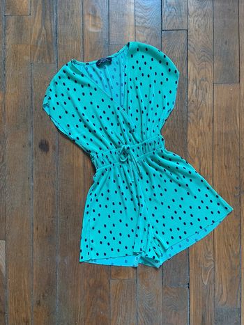 Combi short verte bershka taille 34 Xs