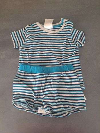 ensemble short t-shirt 3-6 mois