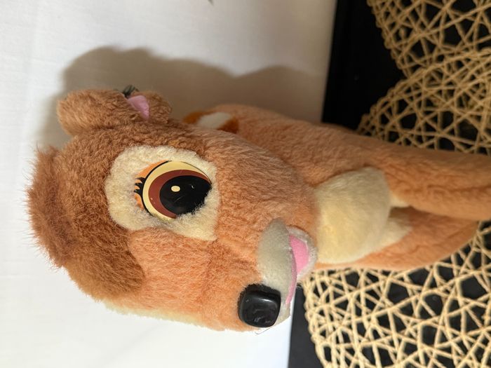 Peluche Bambi DISNEY Mattel vintage biche faon année 1992 - photo numéro 2