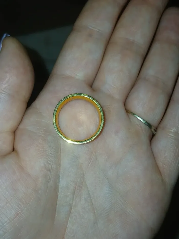 Bague plaque or 925 - photo numéro 4