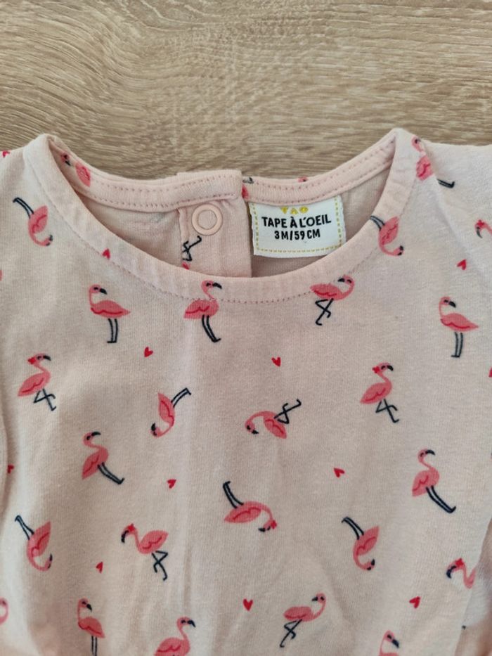 Robe motif flamant rose - photo numéro 3