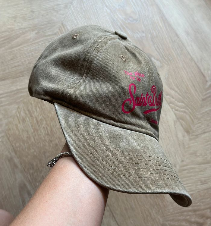 Casquette unisexe inscription en rose Saint Barth - photo numéro 4