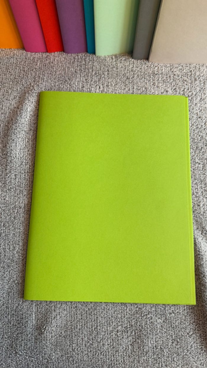 Ensemble de 6 chemises rigides vert