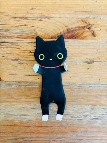 Support portable chat noir