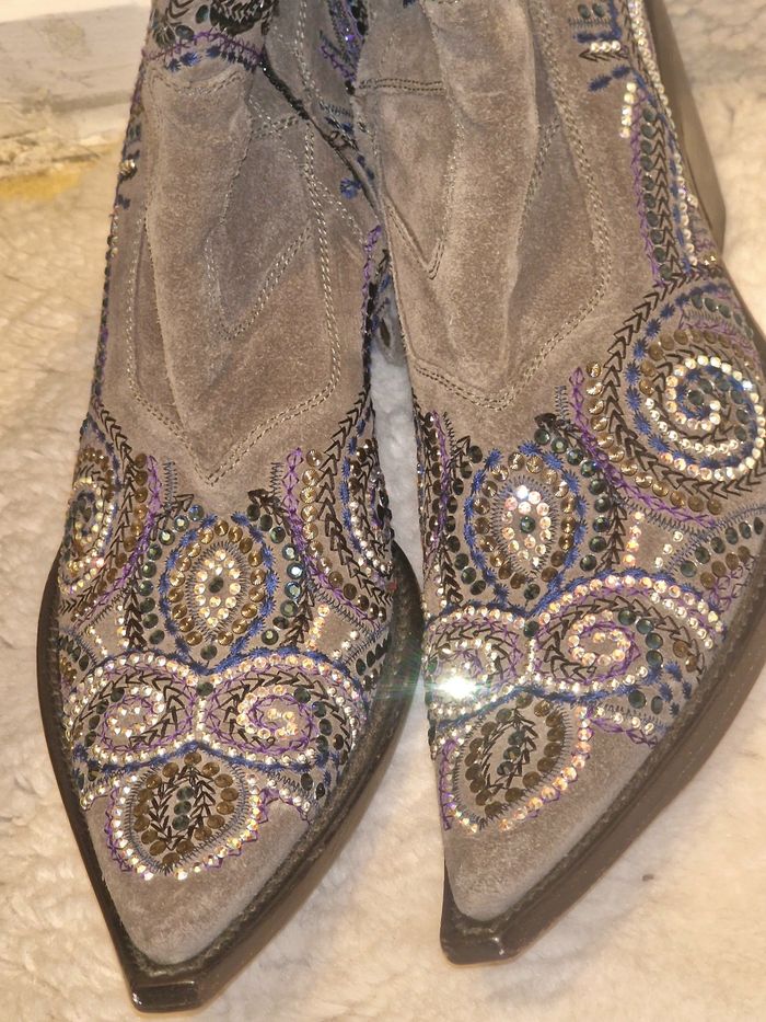 Botte cow boy Damy luxe et Swarovski - photo numéro 7
