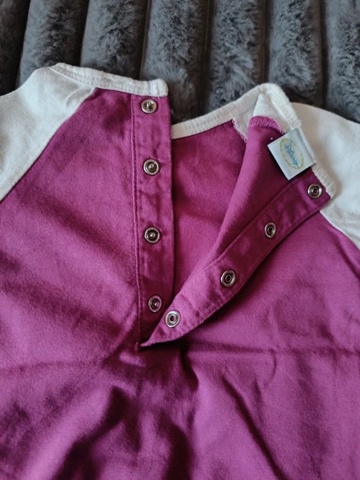 Tee-shirt Minnie pom-pom girl manches longues T. 3 mois Disney - photo numéro 5