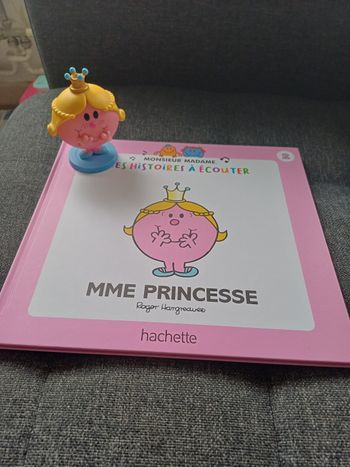 Livre+figurine Mme Princesse