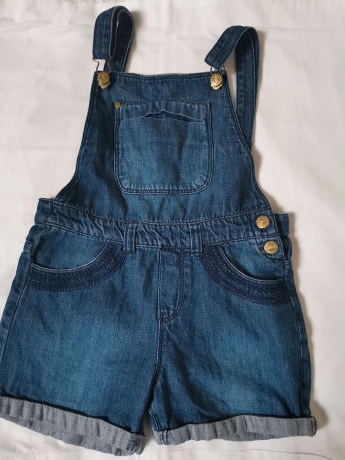 Salopette short jean fille 10 ans Z