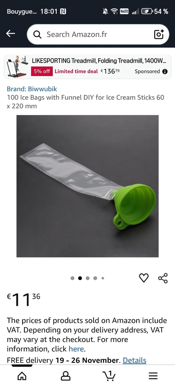 Sachet glace - photo numéro 2