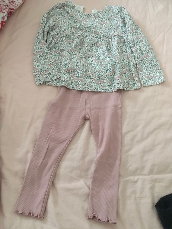 Lot 2 ensembles blouse et legging - photo numéro 3