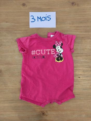 Barboteuse Minnie 3 mois