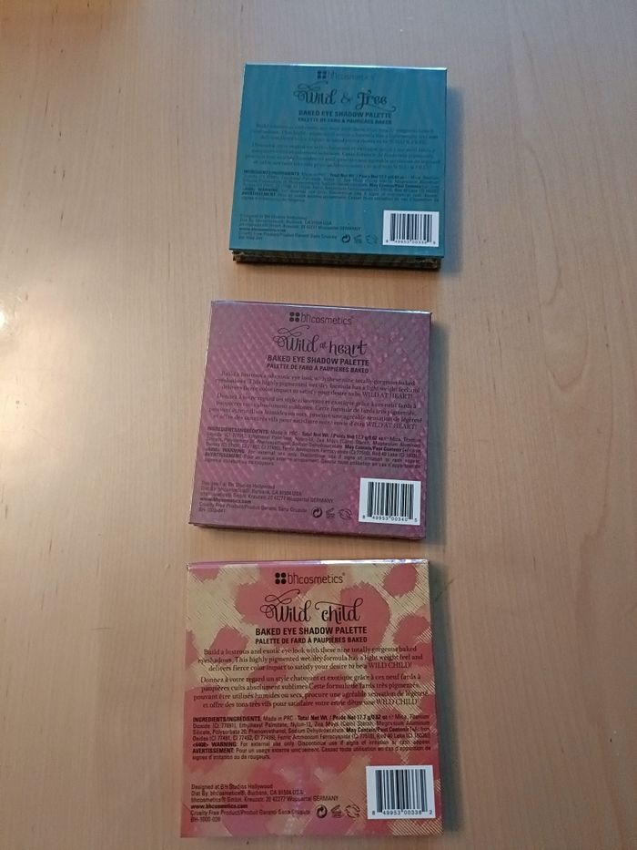 LOT DE 3 PALETTES NEUVES WILD WEST MADE IN USA - photo numéro 2