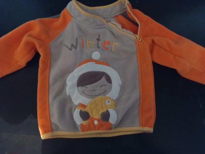 Un pull polaire bebe 18 24 mois