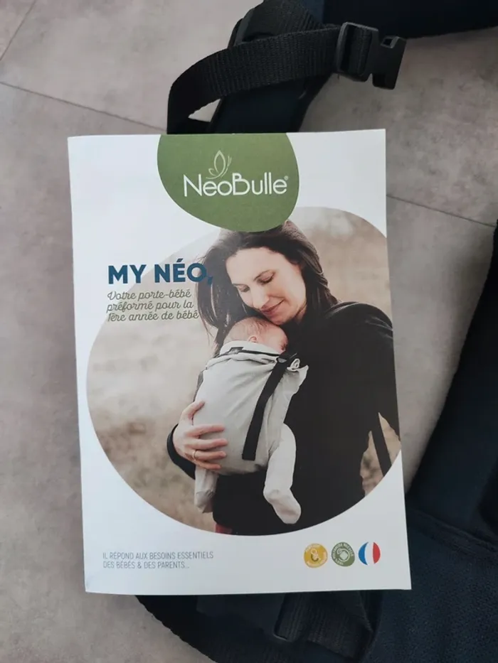 Porte bébé My Néo noir Neobulle - photo numéro 5