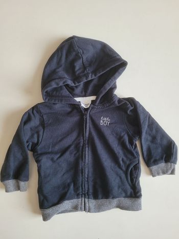 Sweat zippé 12 mois