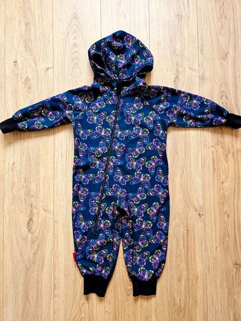 Combinaison de pluie iELM softshell papillons multicolores 92 cm 2-3 ans