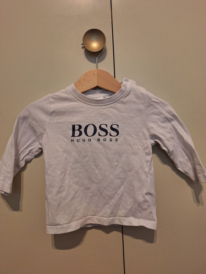 T shirt manche longue Boss - photo numéro 2