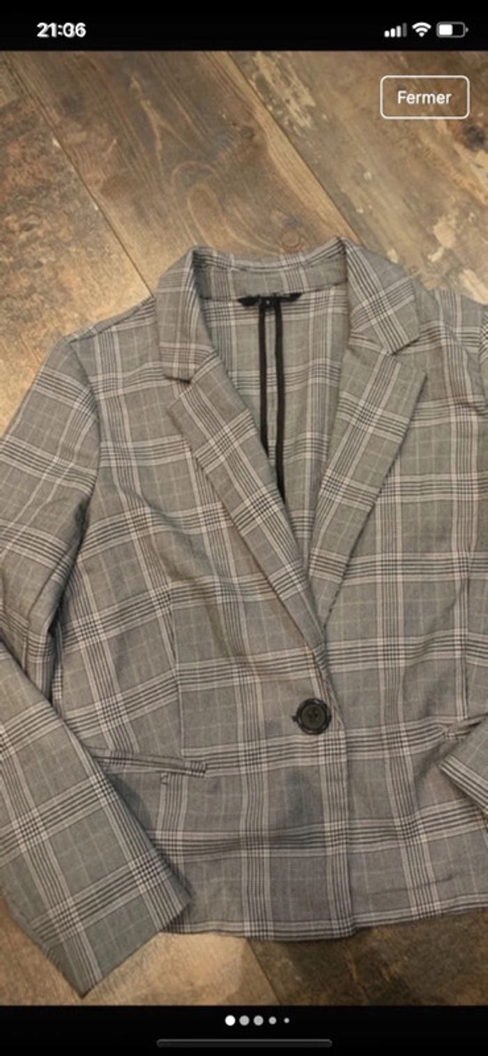 Blazer vintage carreaux