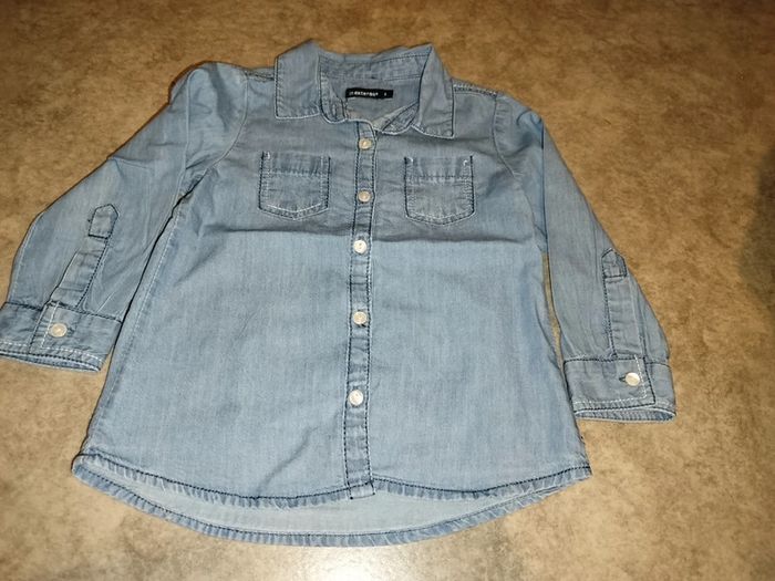 Chemise en jean fille