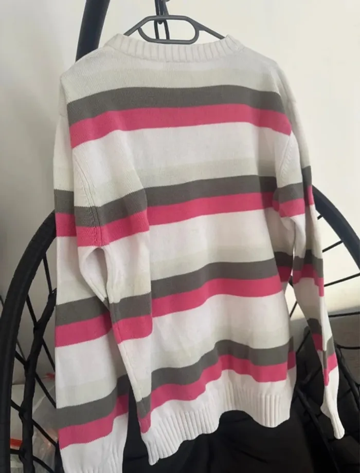 Pull Lacoste Femme Taille 4 L/XL - photo numéro 4