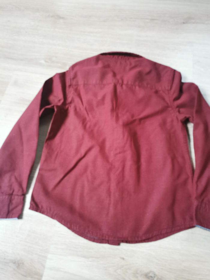 Chemises blanche et rouge à manches longues LH 8 ans - photo numéro 5