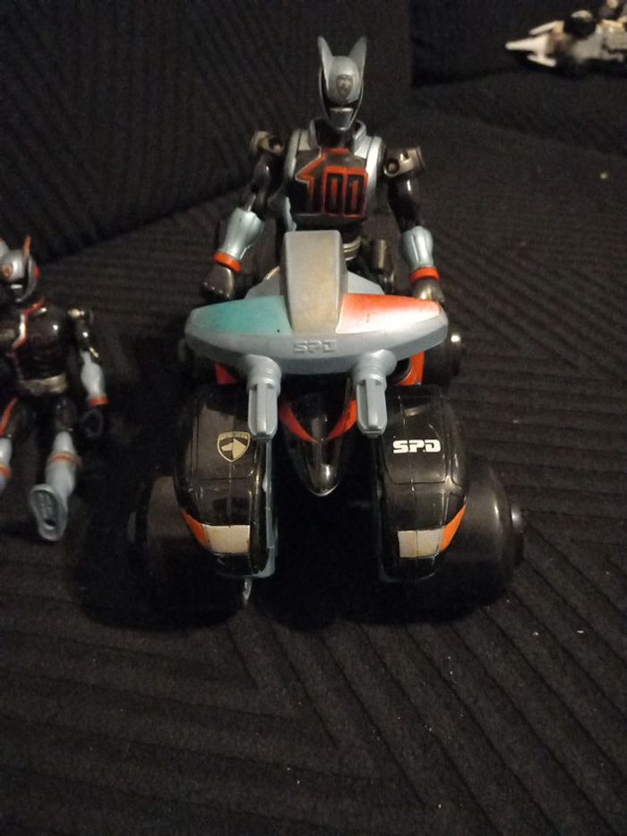 Power rangers bleu SPD Delta Morph ATV - photo numéro 2