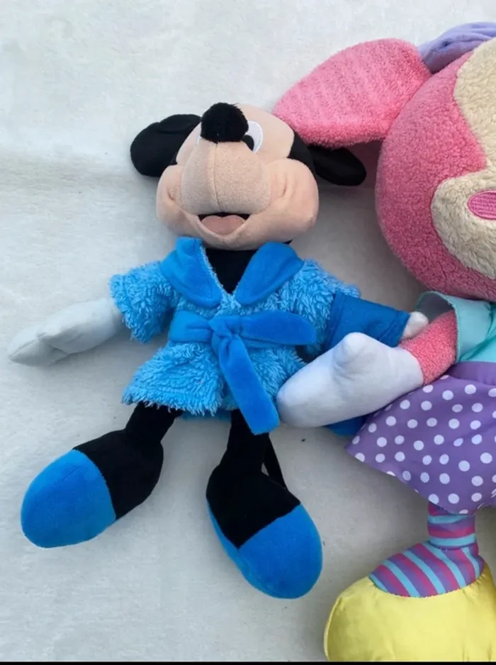 Lot de 3 peluches Minnie mickey Disney - photo numéro 4