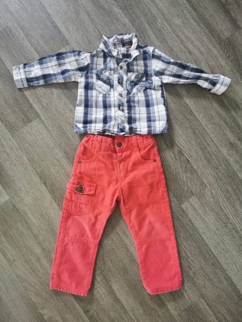 Ensemble pantalon + chemise