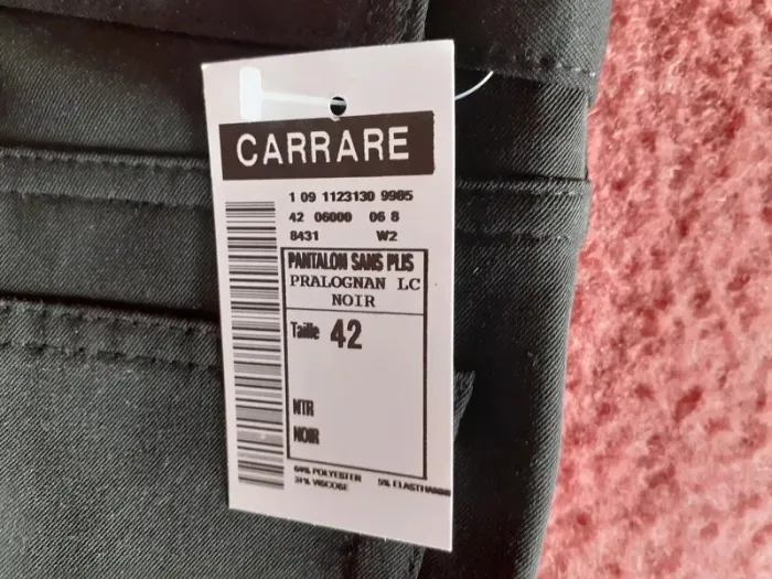 Pantalon carrare neuf taille 42 - photo numéro 5
