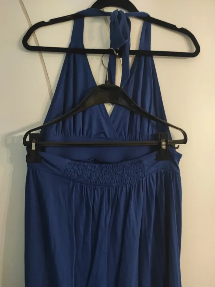 Robe longue bleu Kiabi Taille XL - photo numéro 4