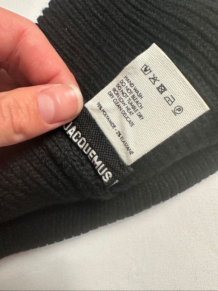 Bonnet noir Jacquemus - photo numéro 4