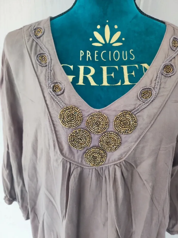 Tunique avec perles - photo numéro 2