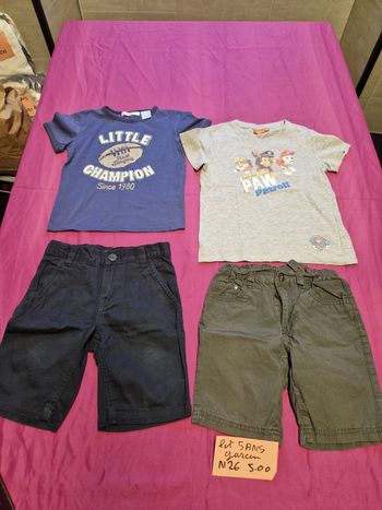 Lot vêtements 5ans garçon N 26