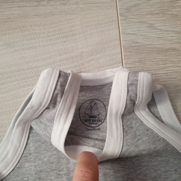 Débardeur tee-shirt 2 ans gris petit bateau garçon - photo numéro 2
