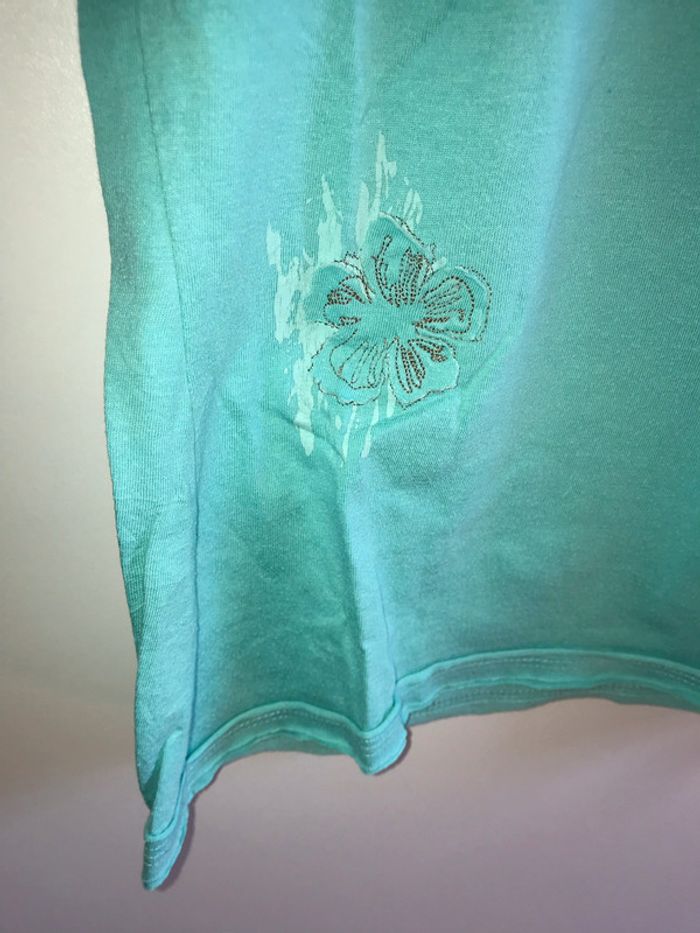 Teeshirt bleu. Lisa rose. 12 ans - photo numéro 3