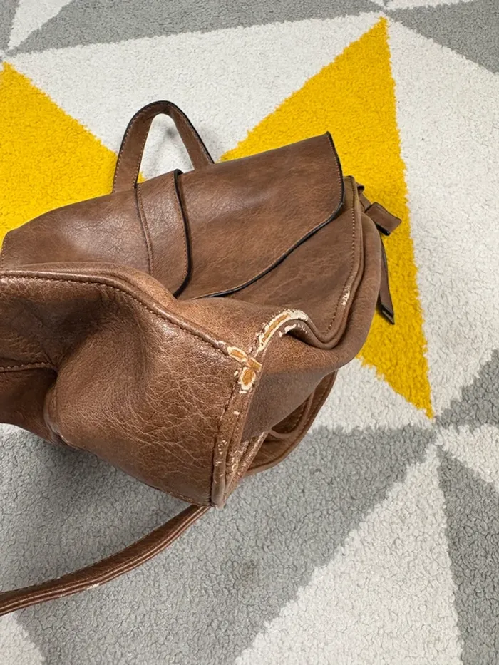 Sac à dos Mandoline | Marron | Taille 26 X 30 cm - photo numéro 6