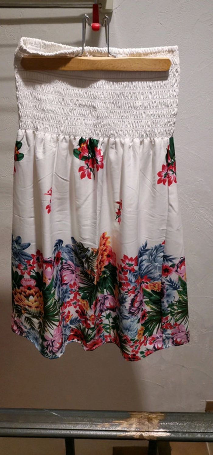 Robe poitrine smockée