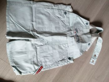 Salopette short 12 mois