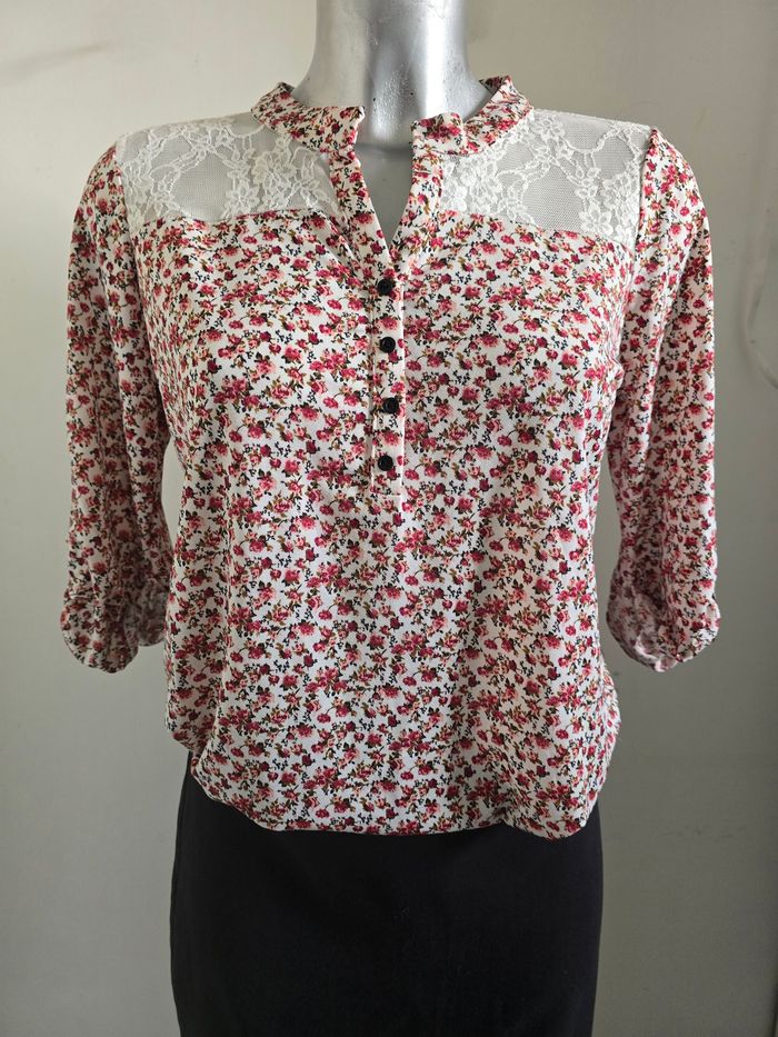 📌 Blouse fluide et dentelle Cache Cache - photo numéro 6