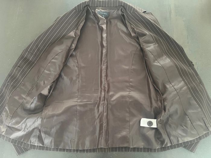 Veste marron rayé - photo numéro 6