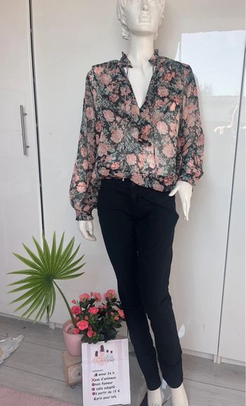 blouse à fleurs légère