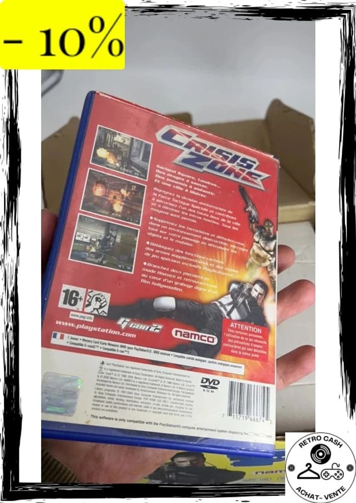 Jeu Sony Playstation 2 PS2 Pack Crisis Zone + G-Con 2 - photo numéro 10