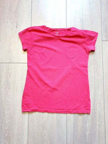 Maillot manche courte rose. Fille 10 ans. Marque Kiabi