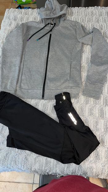 Veste + leggins sport Crivit taille 34/36