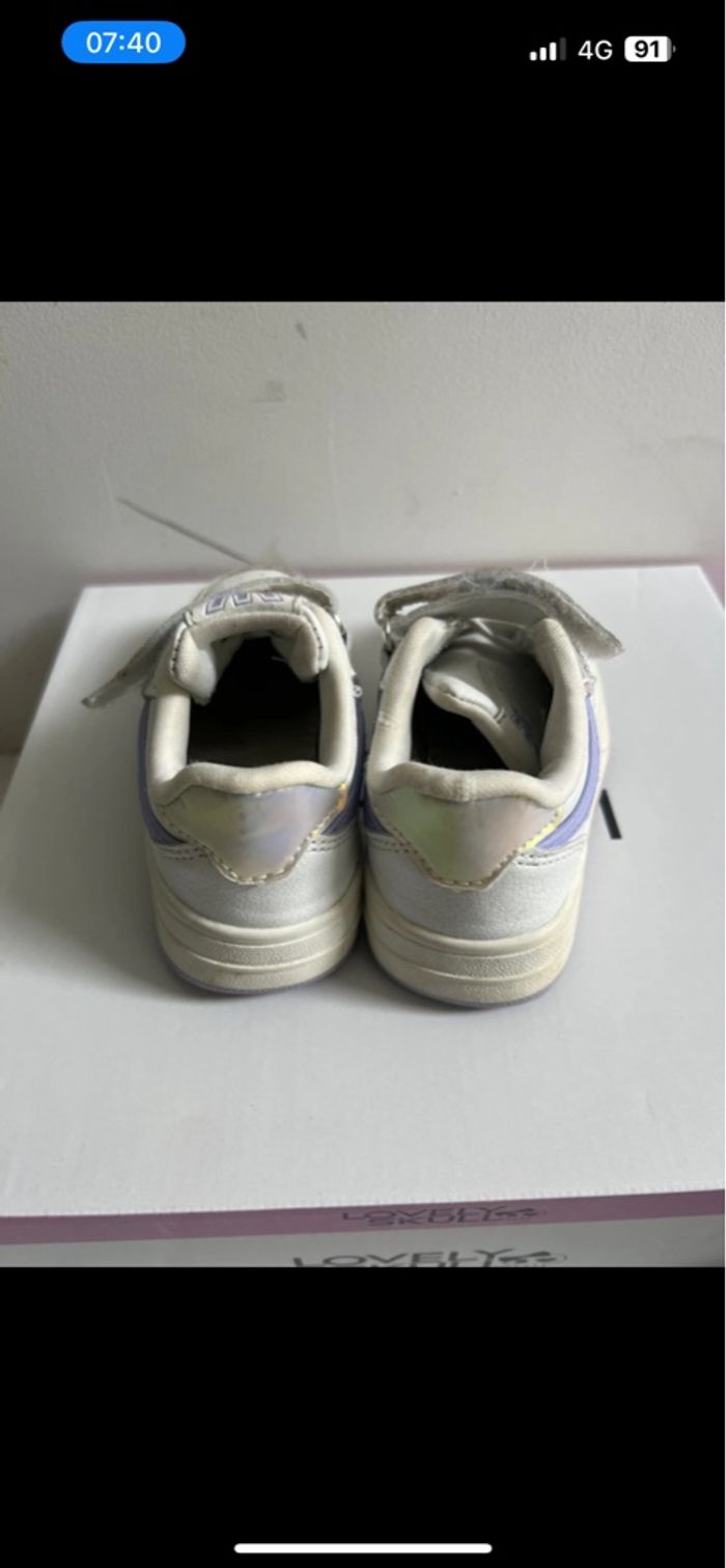 Basket fille blanche - photo numéro 3